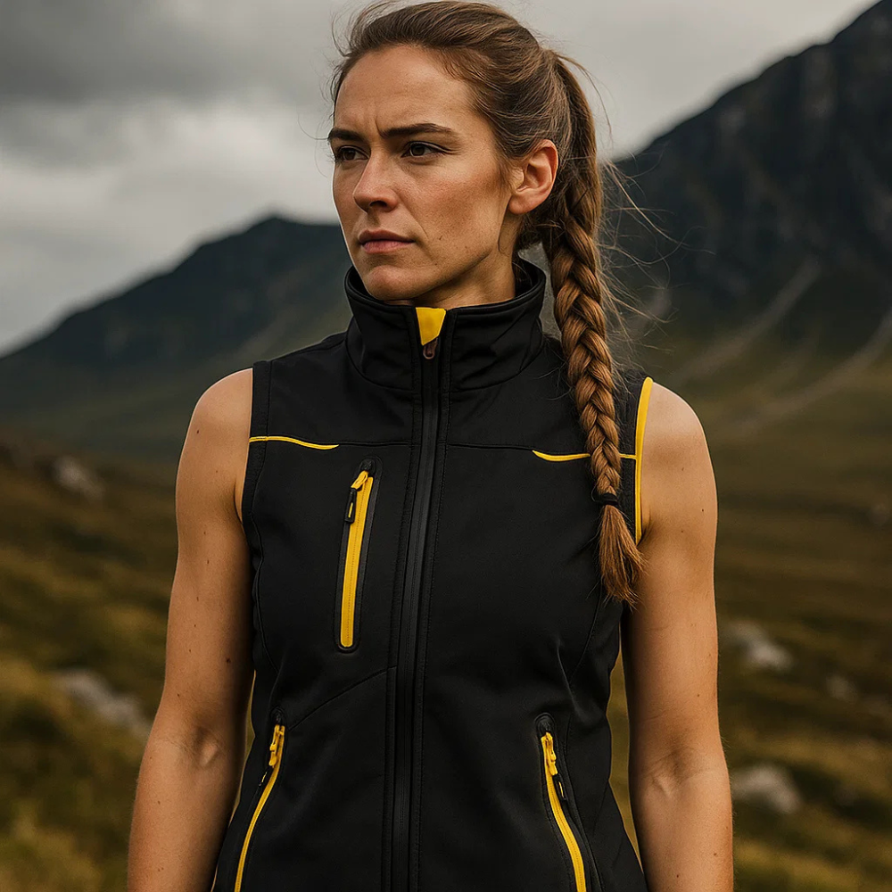 Gilet de travail softshell U-POWER Universe femme Noir XL - 5