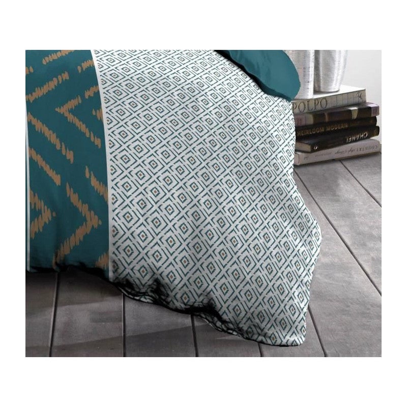 Parure De Couette Home Linge Passion - 220x240cm + 2 Taies 63x63cm, 100% Coton, Finition Oxford