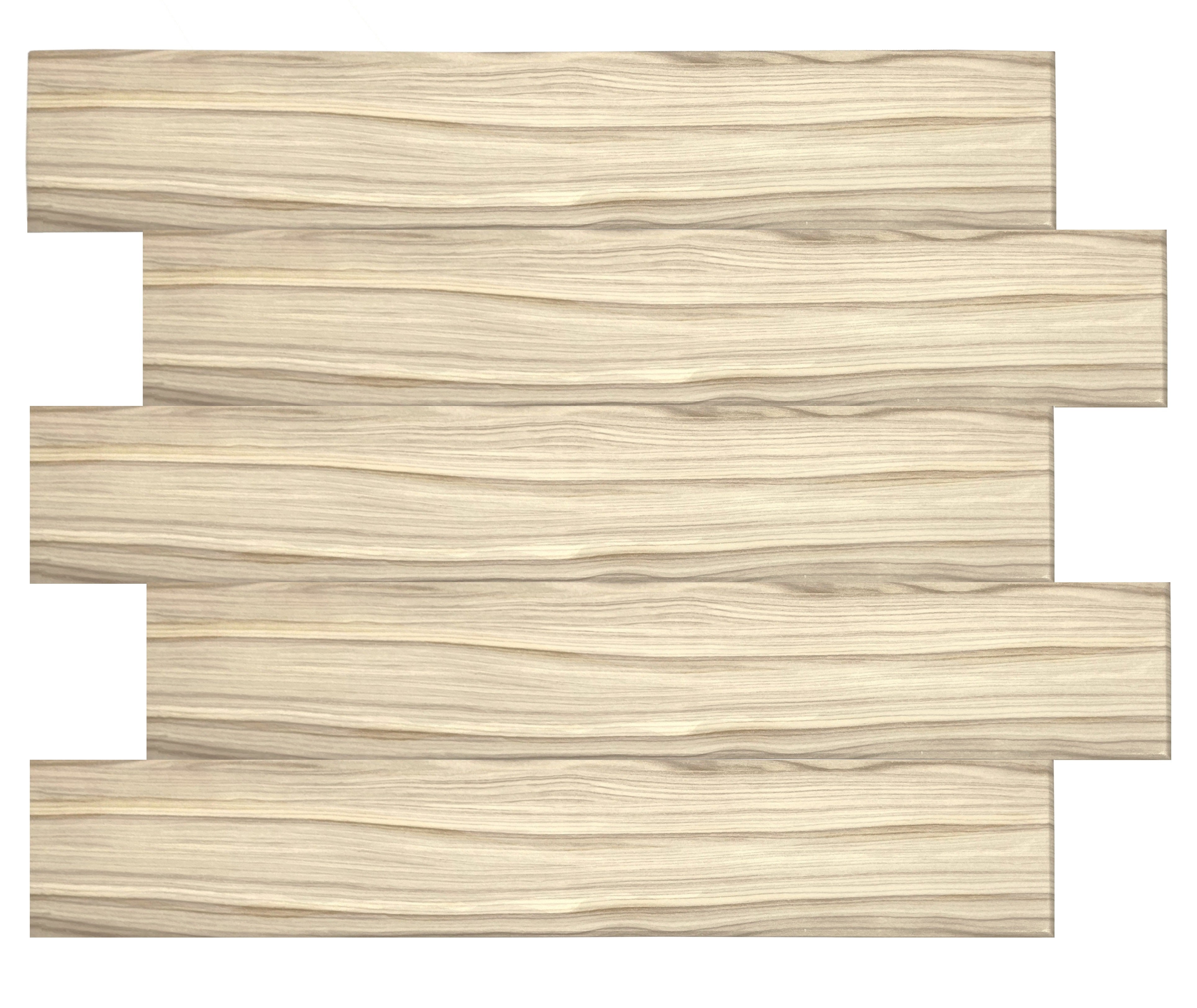 6 m² / 36 pièces dalles de plafond panneaux de plafond lambris en bois aspect imitation POLYSTYRÈNE MATÉRIAU Noyer 2 mm d'épaisseur P12 - 7