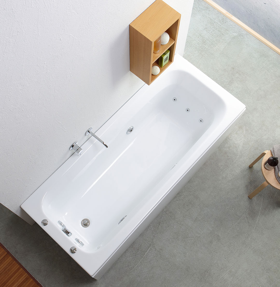 Baignoire rectangulaire à hydromassage - 2