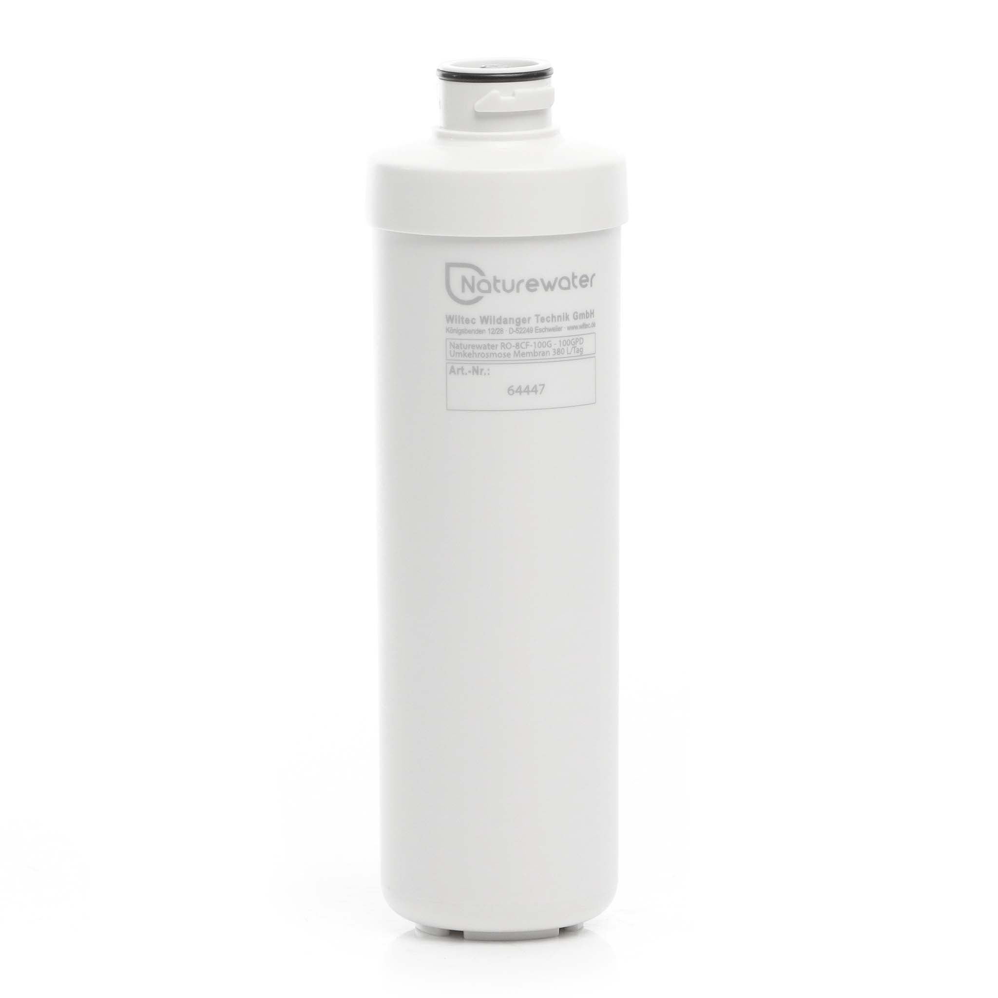 Naturewater Filtre à Eau 1 Étape - Cartouche Charbon Actif 5µ - 360 L/h - Purification Sédiments - 1 Pouce