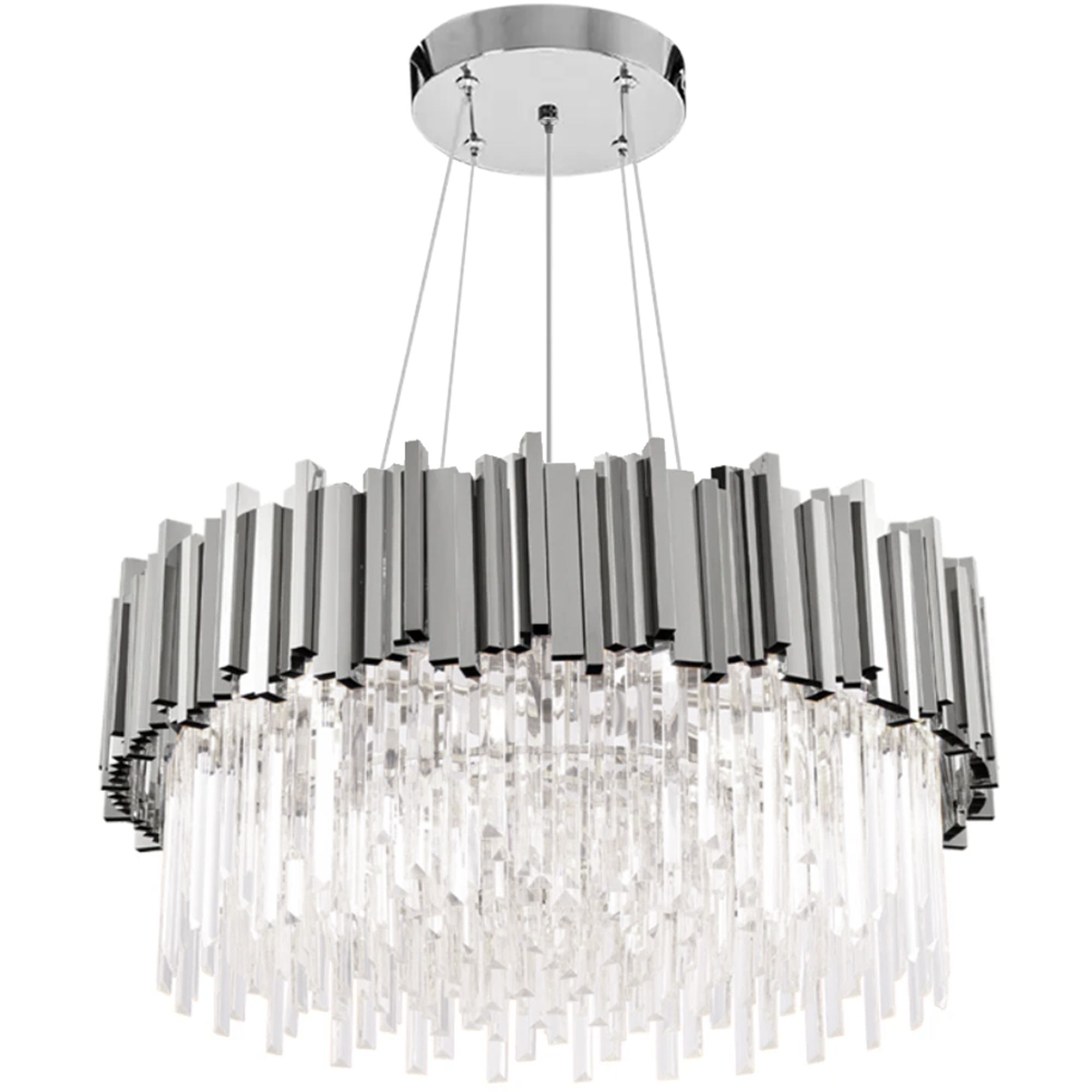 Lampa Sufitowa Kryształowa Toolight App1480-1C Chrom