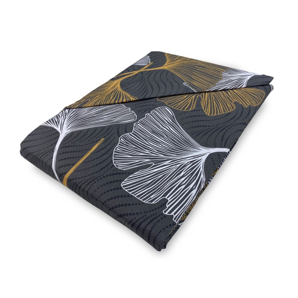 COPRIPIUMINO PETALI Oro in Puro cotone Made in Italy Cm. 250x200 - 5