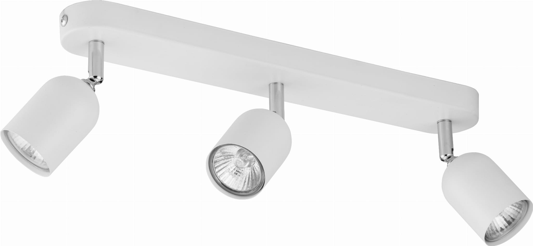 Reflektor sufitowy spot natynkowy Top listwa biały chromowany 3xGU10x10W wym: 18 x 50 cm metal TK Lighting