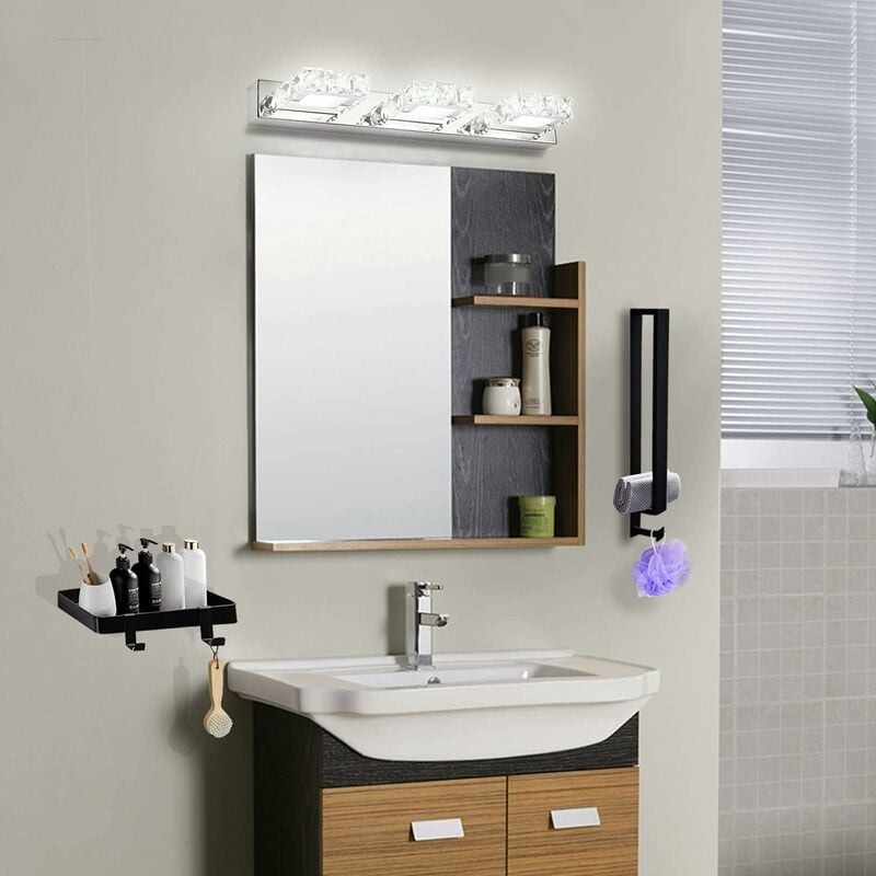 Portasciugamani Per Termosifone - 50 Cm, 6 Ganci, Acciaio Inox, Senza