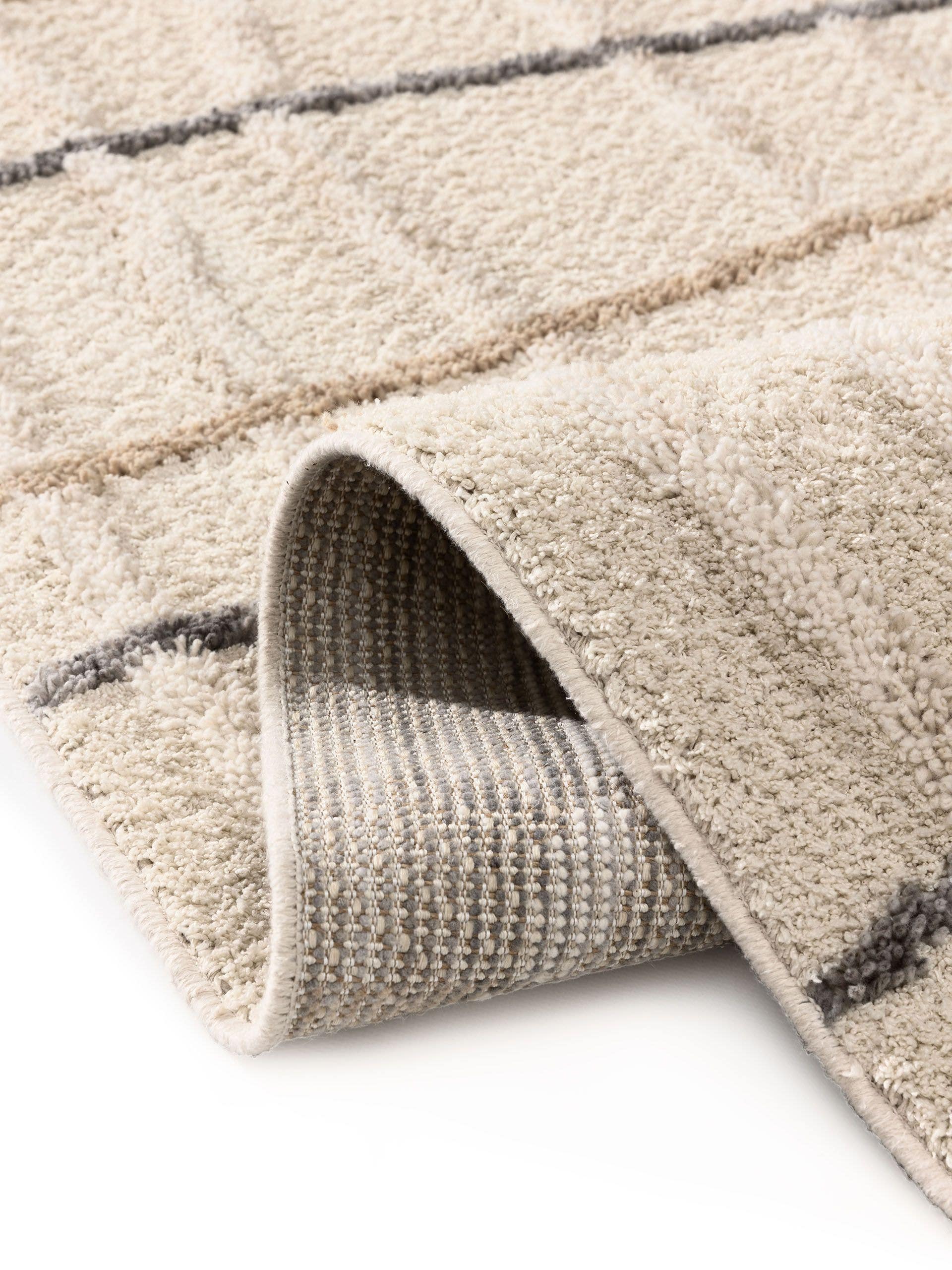 BENUTA - Alfombra Junis crema 120x170 cm - 4