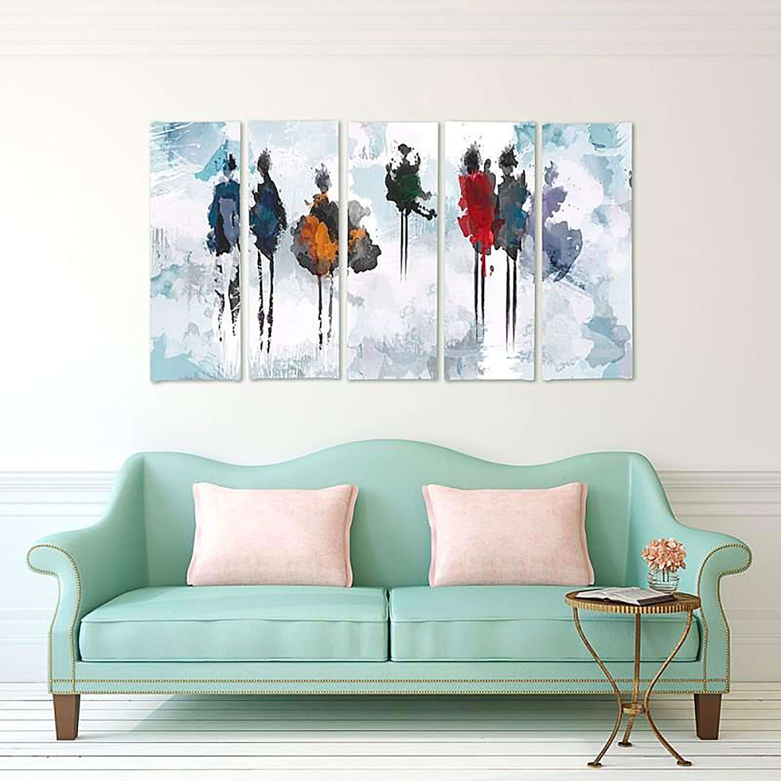 Tableau arbre de peinture - 100 x 70 cm - 4