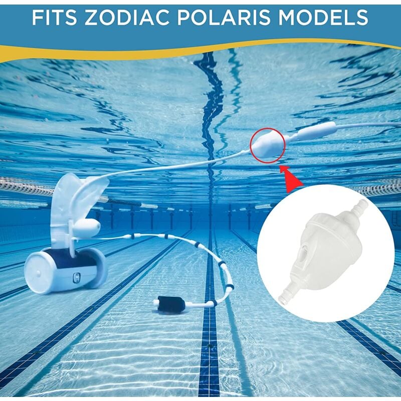 Flotteur Tête A20 Pour Nettoyeur Piscine Polaris 280 380 - Pièce De Rechange, Polycarbonate, Blanc - 8