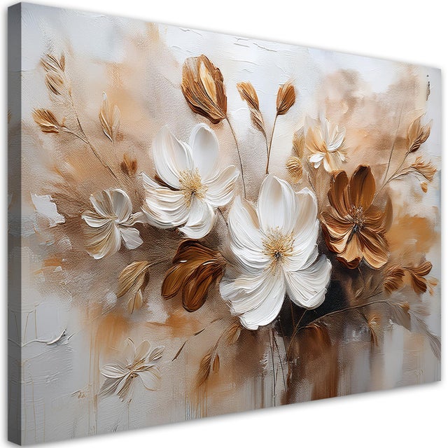 Quadros - Completamente Pronto Da Appendere - Immagini - Fiori Peonie Fashion - 2 Pezzi Set Moderni - N009471a