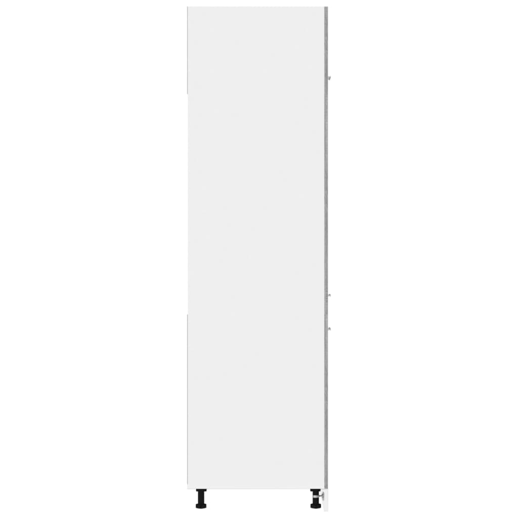 Armário para frigorífico 60x57x207cm madeira proc. cinza sonoma CFW958446 - 5