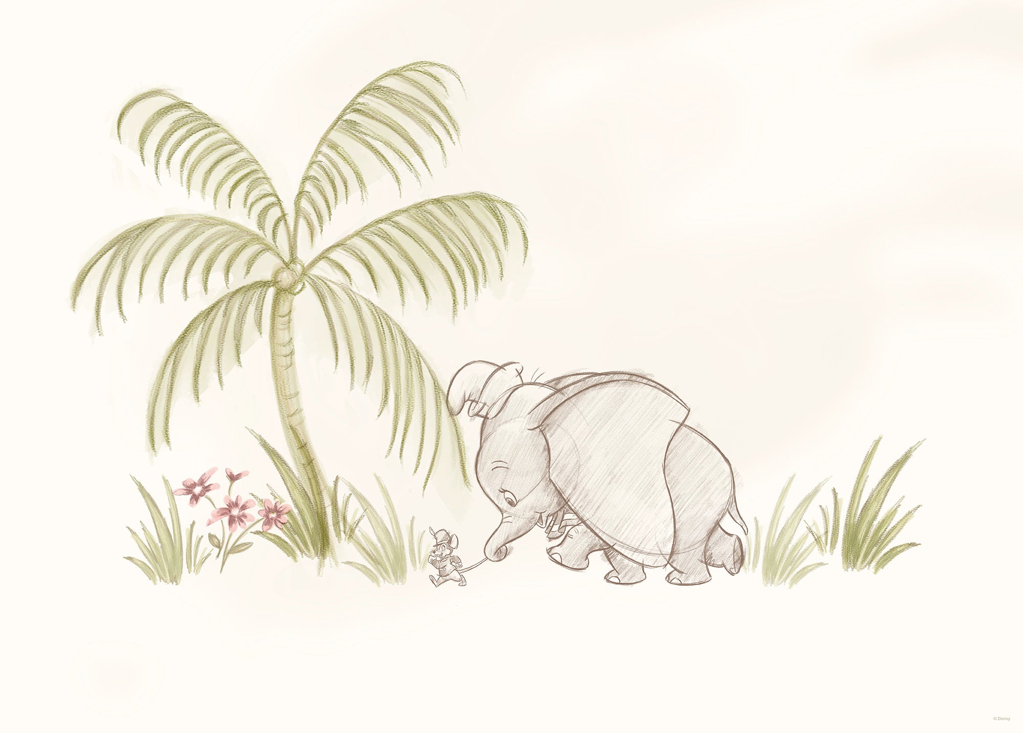 Cartel artístico de Komar - Disney Follow me Dumbo! - Talla: 50 x 40 cm - 2