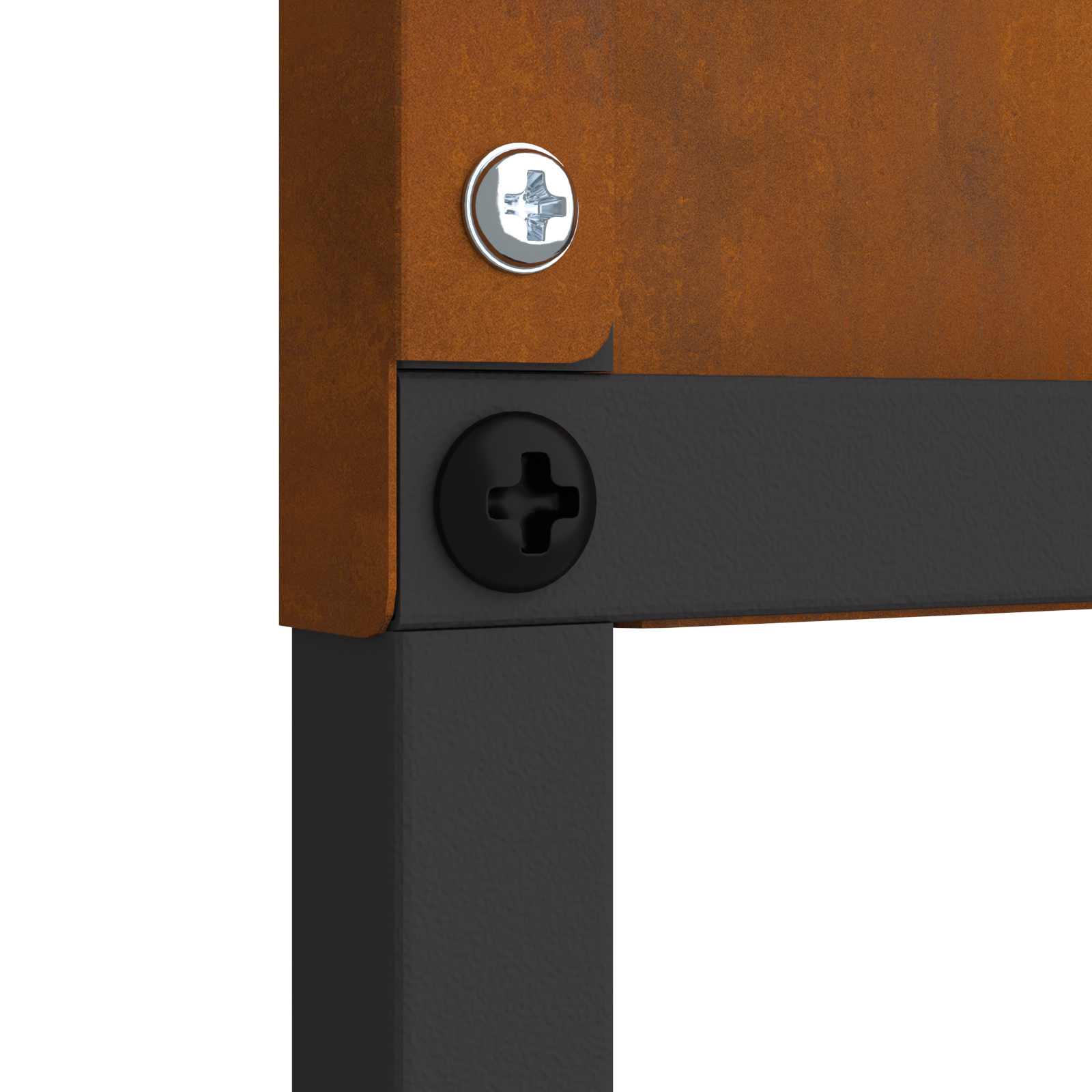 Écran de confidentialité de jardin Rouillé 50 x 140 cm vidaXL - 9