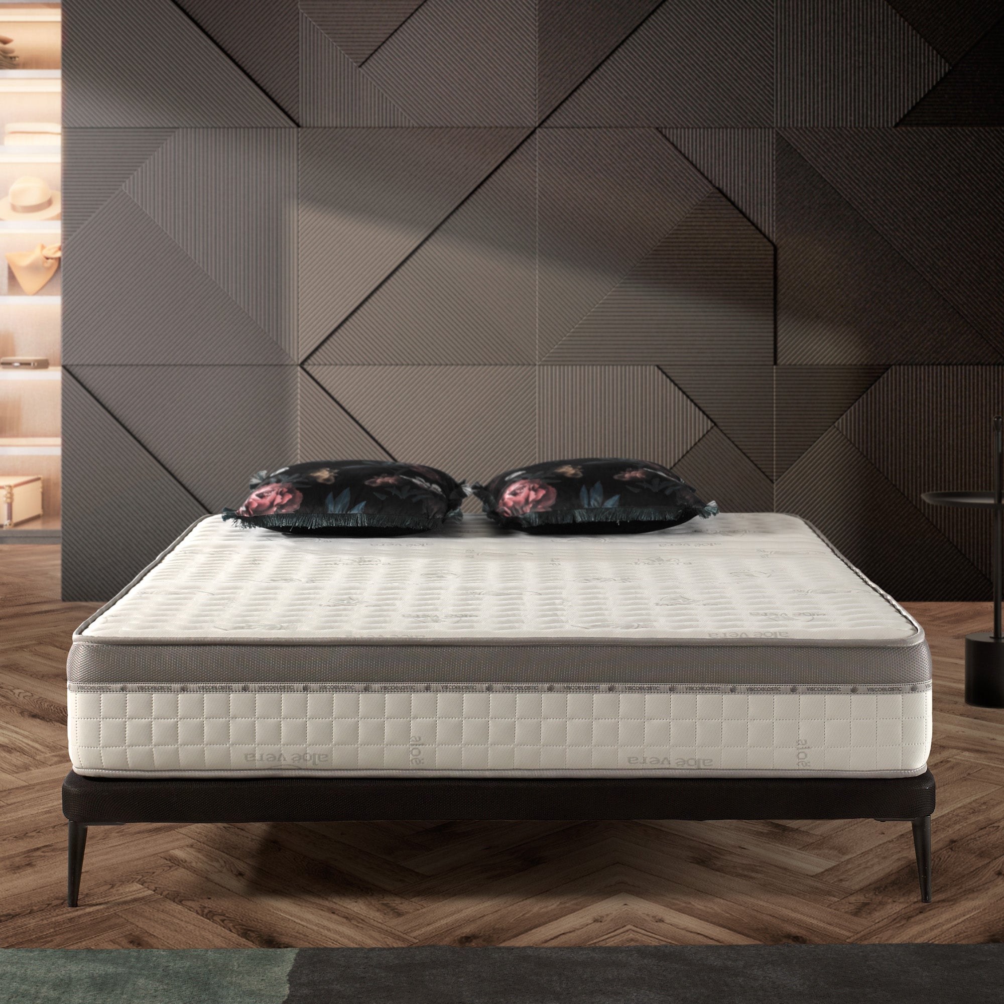Matelas Extravisco 80x200 cm Mousse à mémoire de forme HR Blue — free download