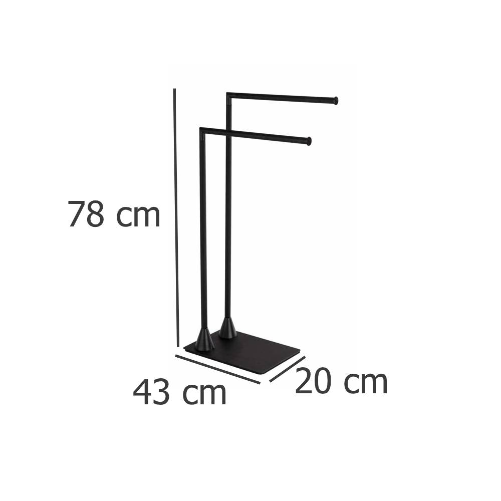 HELLA Wieszak na ręczniki, metalowy, 78 x 20 cm, WENKO, WENKO - 3