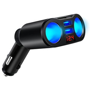 Newseego Copertura Per Presa Accendisigari Auto - Tappo Universale Nero In PP, Antipolvere E Antiscivolo - 5