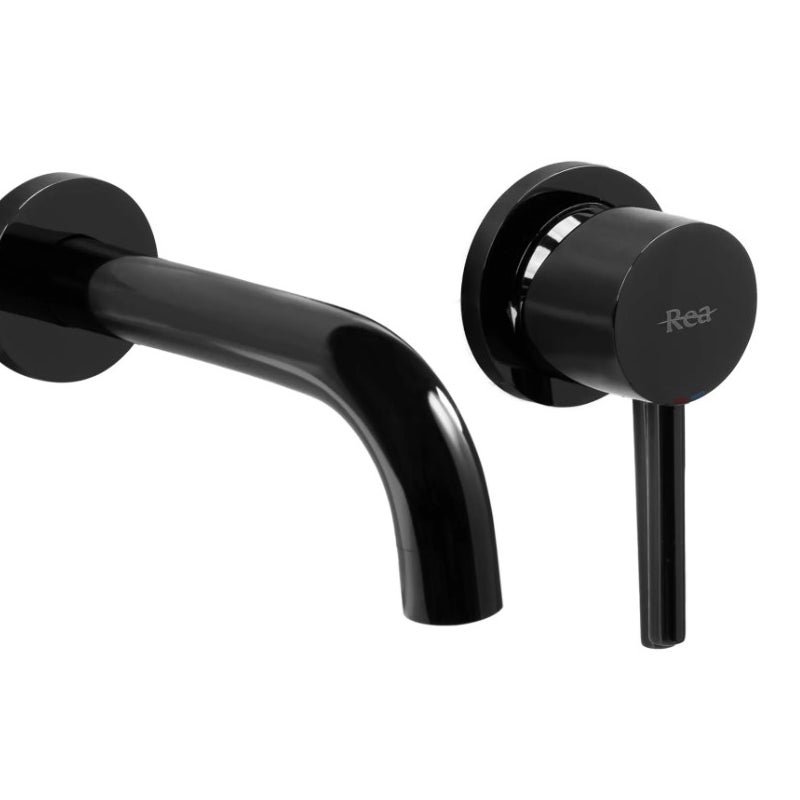 Bateria podtynkowa Rea Lungo Czarna Metaliczna + BOX