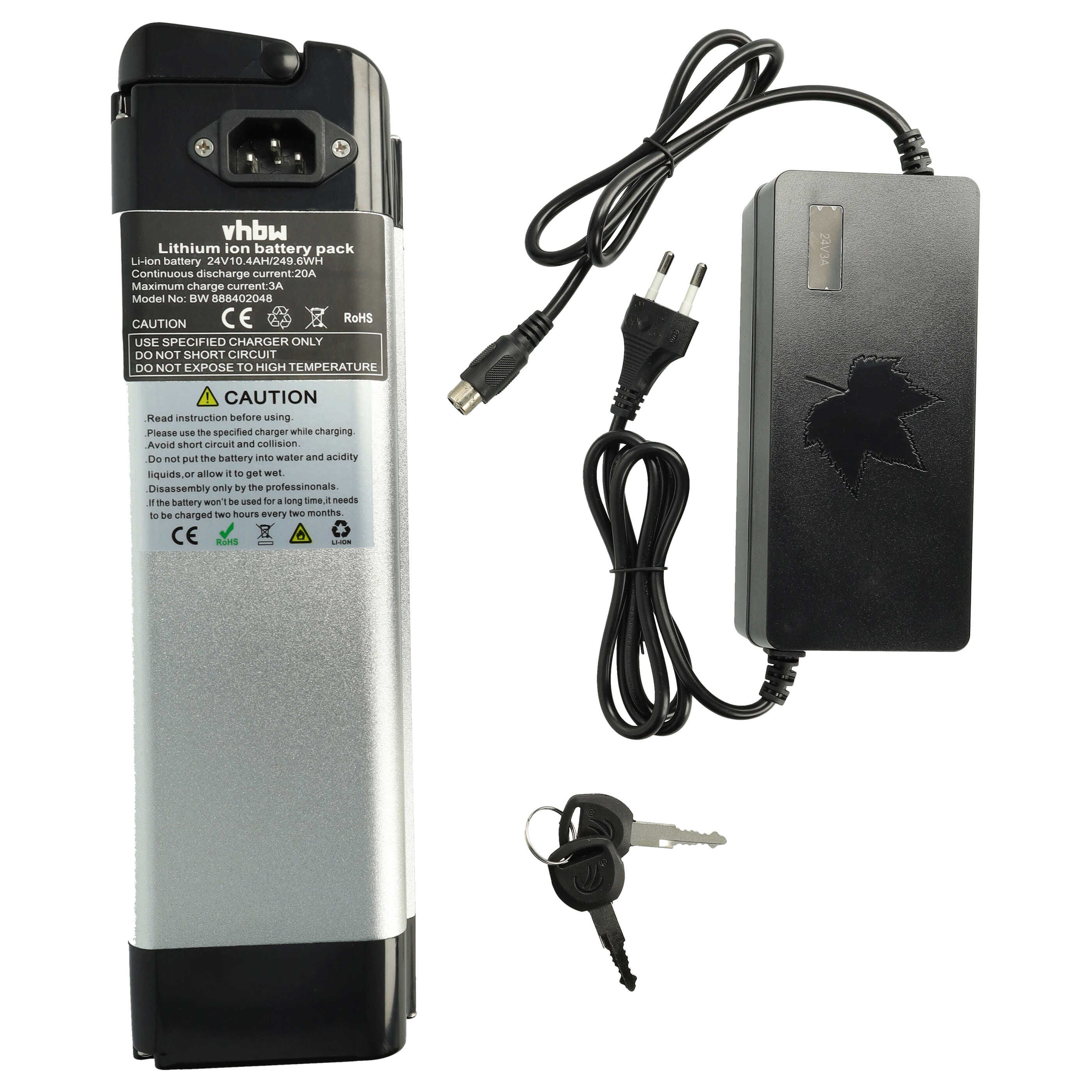 SEASON E-Bike Batterie Pack 36V 10,4Ah Lithium-ION Batterie 10S4P avec 20A BMS et 2A Chargeur pour vélo électrique, Scooter SEASON E-Bike Batterie Pack 36V 10,4Ah Lithium-ION Batterie 10S4P avec 20A BMS et 2A Chargeur pour vélo électrique, Scooter