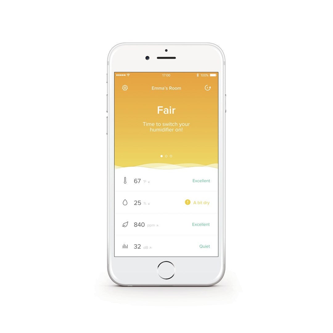 Netatmo „Healthy Home Coach” – wieloczujnikowy czujnik temperatury/wilgotności/jakości powietrza/hałasu, kompatybilny z Wi-Fi, iPhone/iPad/Android - 5