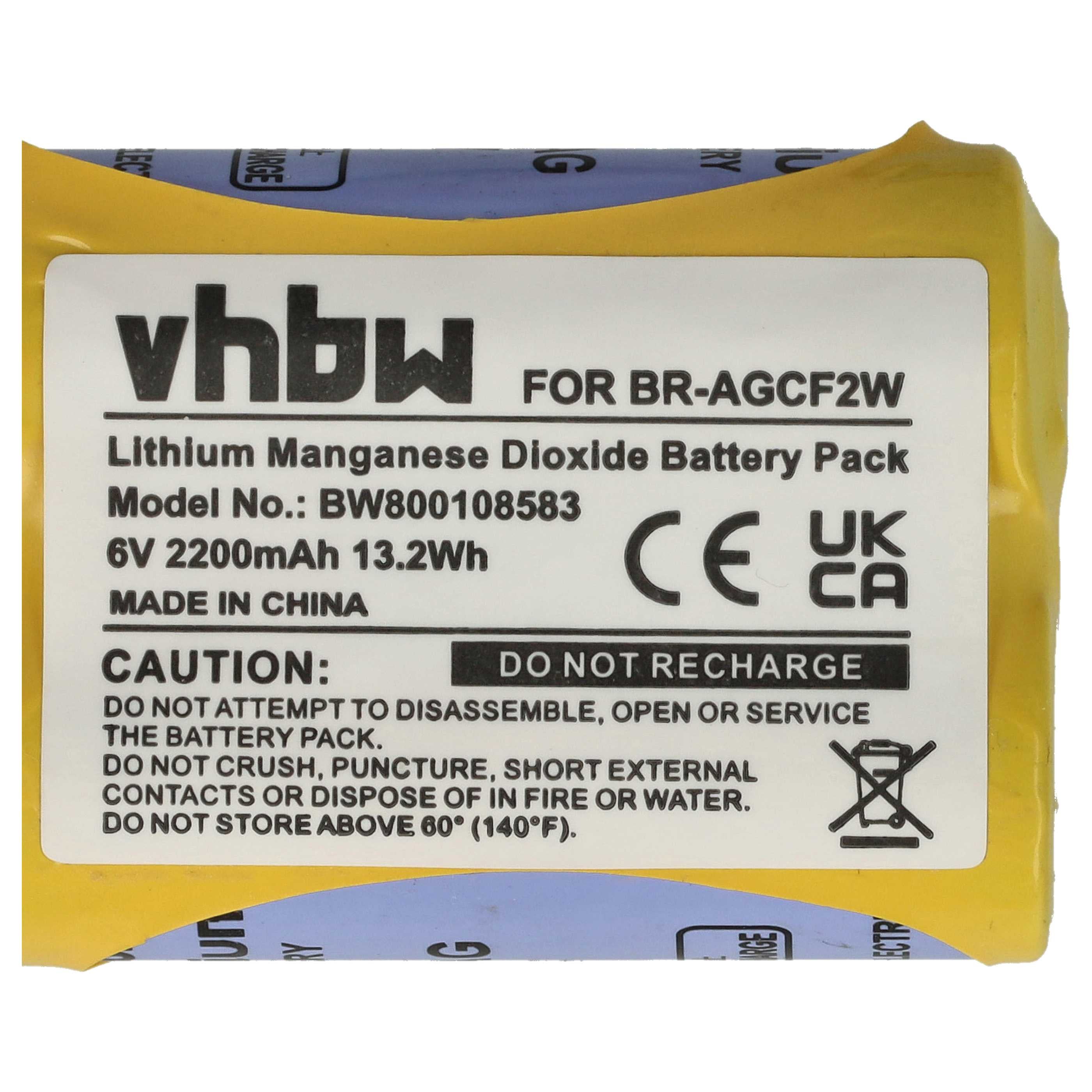 vhbw Batterie compatible avec Ge Fanuc A06 programmable logic, A98L00310011 PLC Contrôleur Logique Programmable (2200mAh, 6V, Li-MnO2) - 5