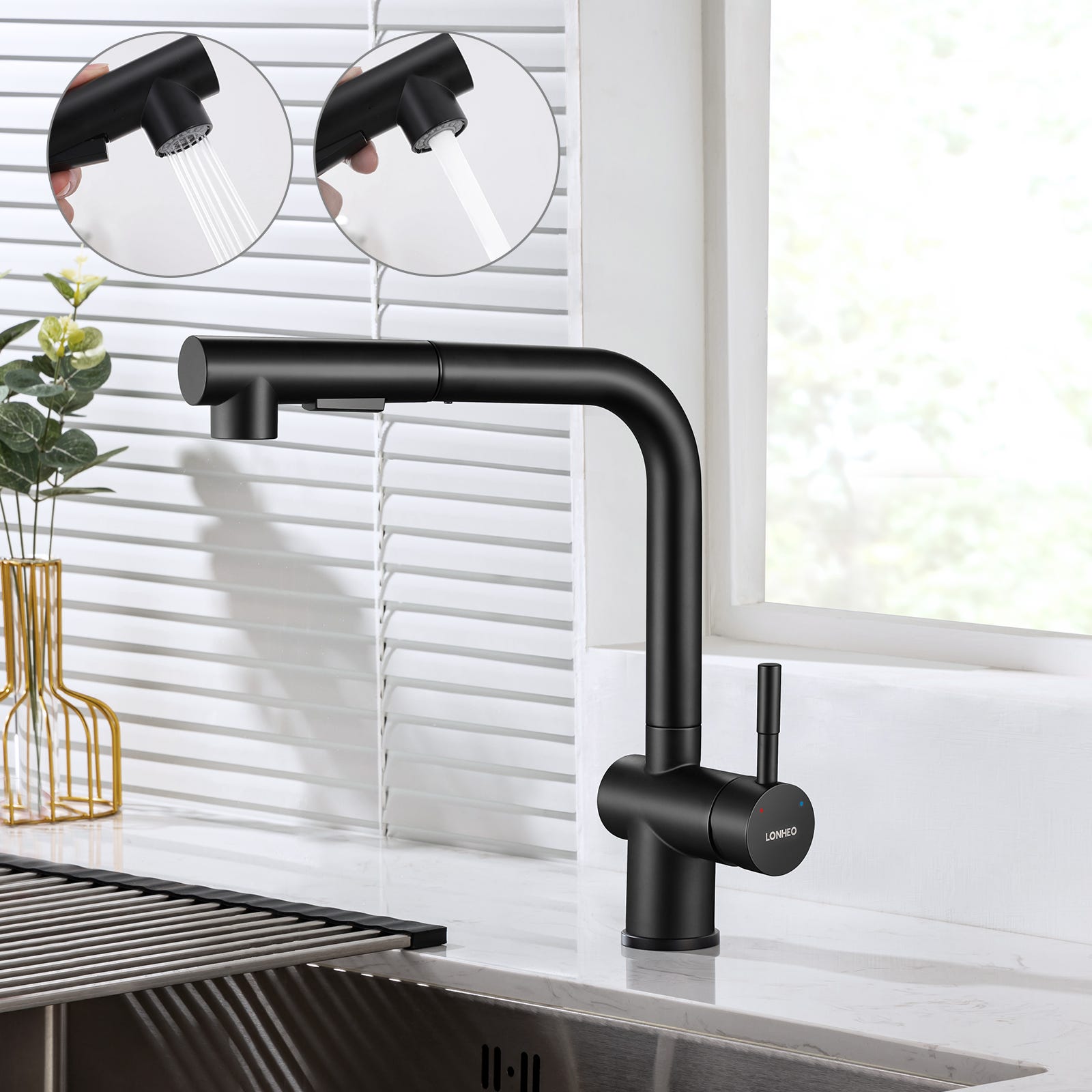 Caño Alto Grifos Delinia Grifo Extensible Leroy Merlin Grifo