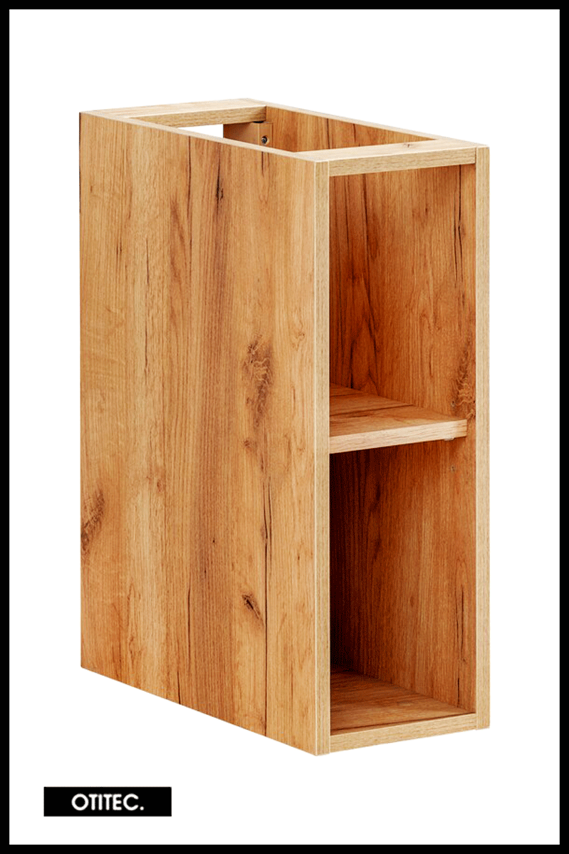 Mueble bajo lavabo 20 cm - roble - lisoa