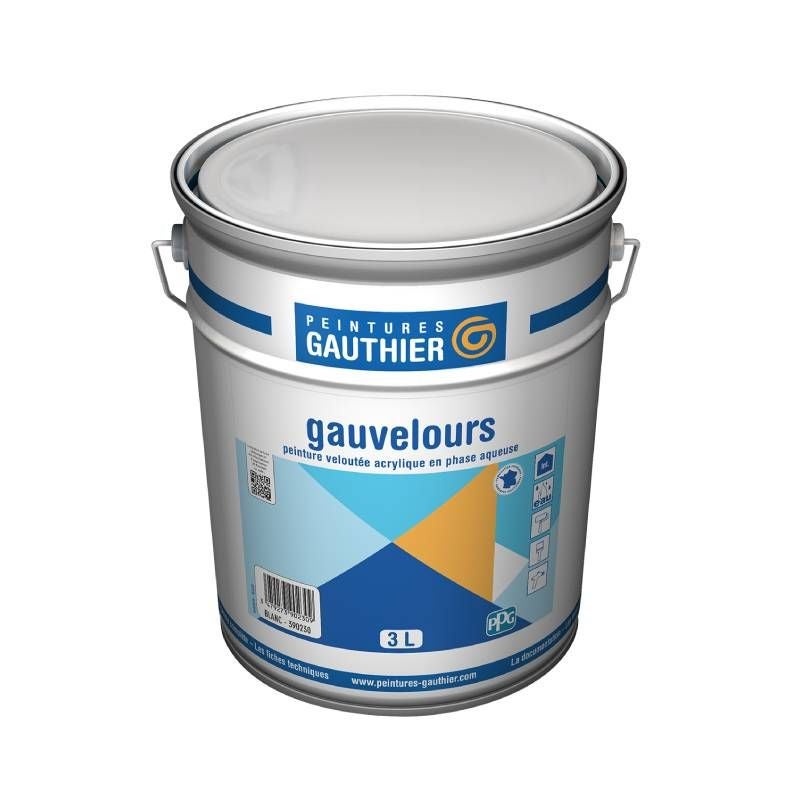Peinture intérieur Gauvelours Peintures Gauthier - Blanc mat velours ...