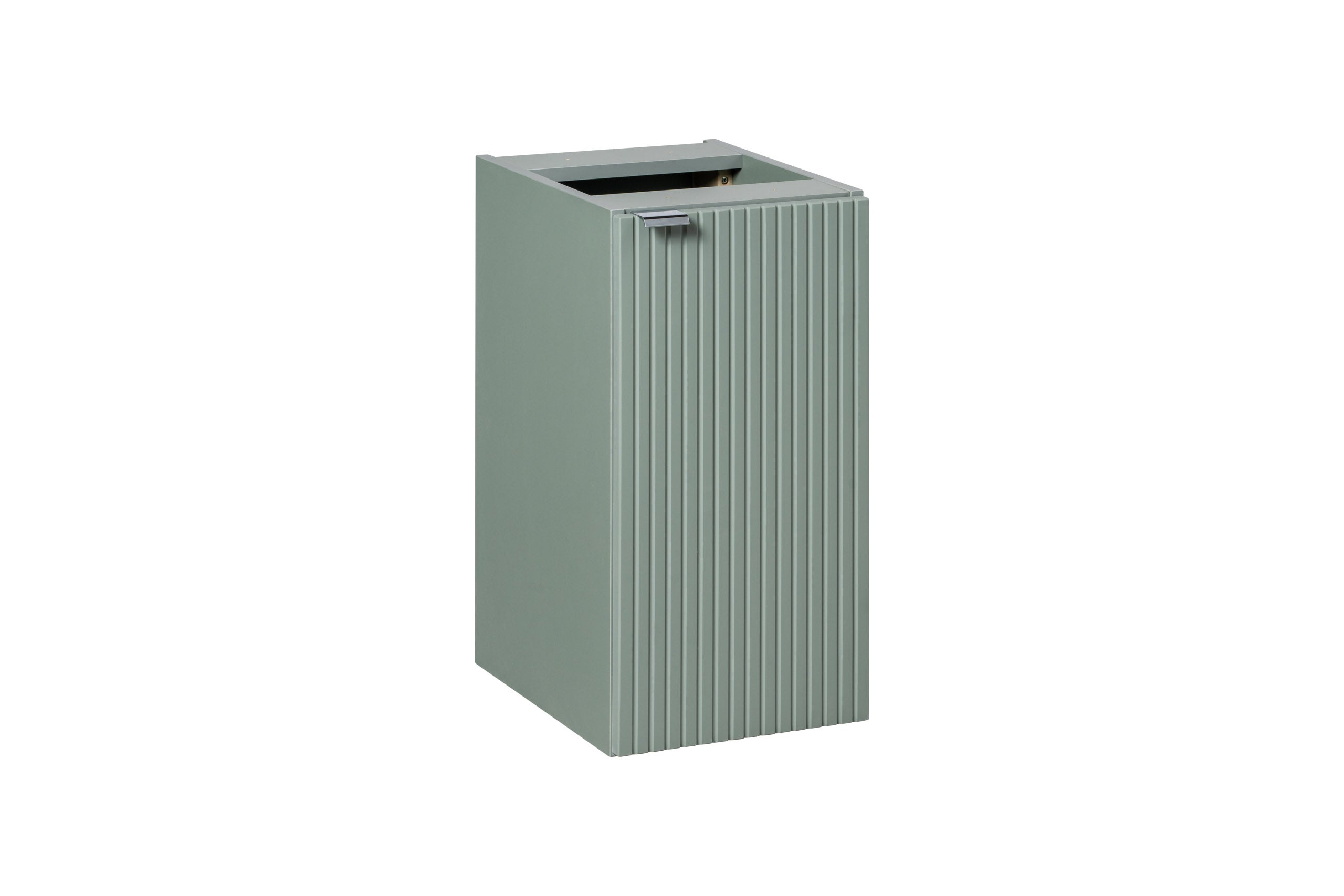 Meuble bas de salle de bain à suspendre LINE REED GREEN vert SAUGE 30 x