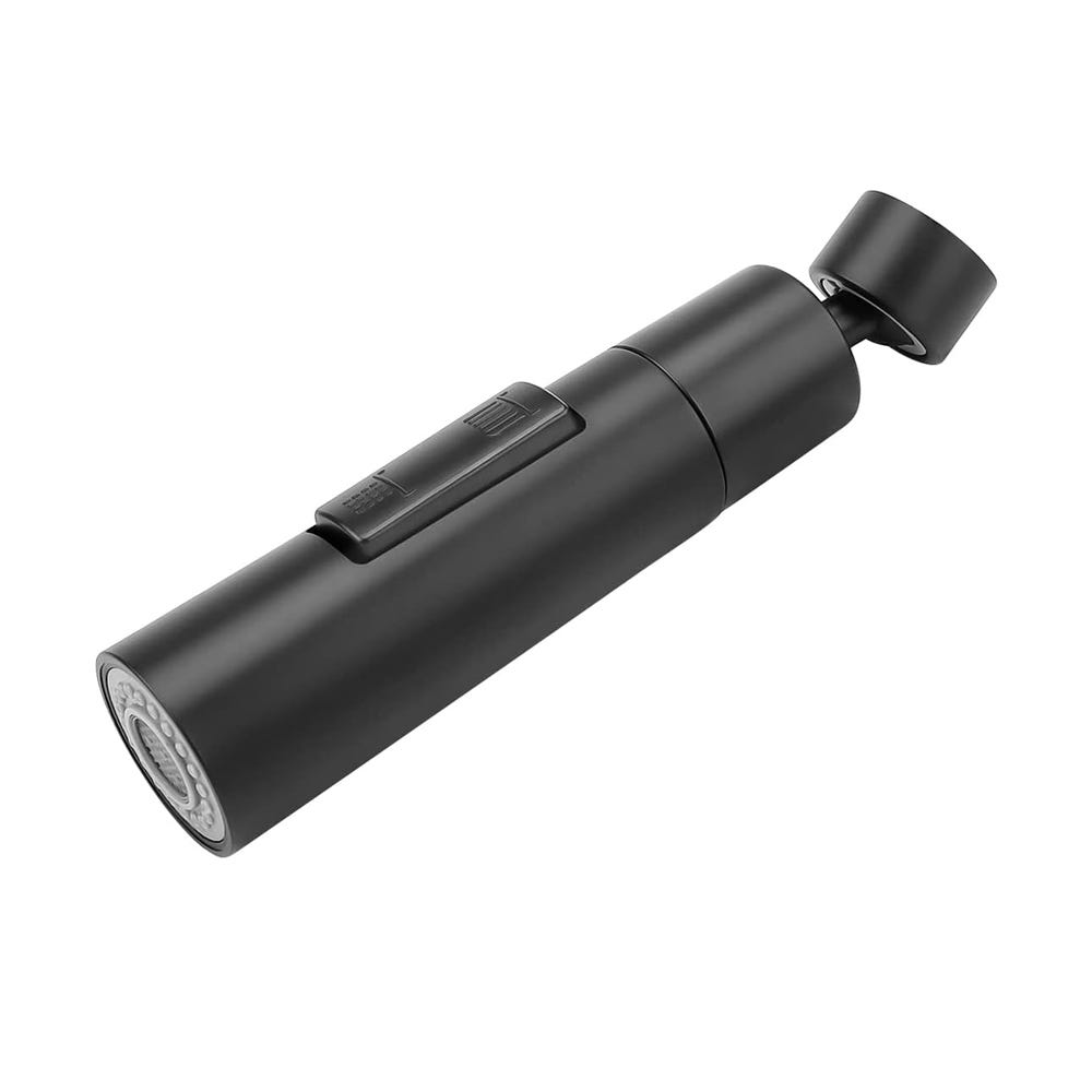 Frullatore 3 In 1 Ugello Spruzzatore Per Rubinetto Cucina - 3 Funzioni, 9 Adattatori, Nero, In Plastica Resistente Cuphead Switch - Foto 7