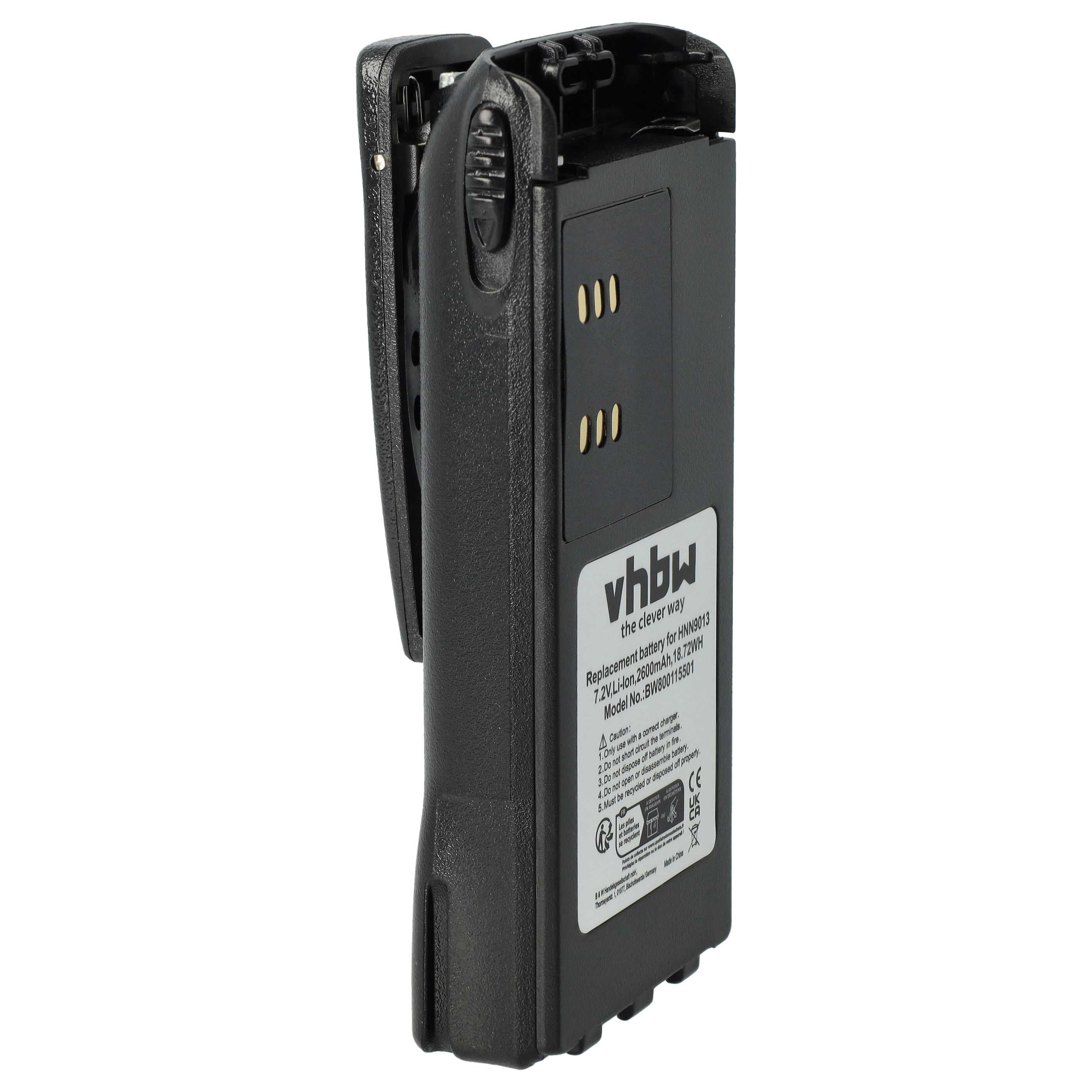 Batteria Compatibile Per Radio Motorola XT420, XT460, XT660d, XT220 - 2100mAh, 3.7V Li-Ion, Sostituisce MNN4453AR - Foto 3