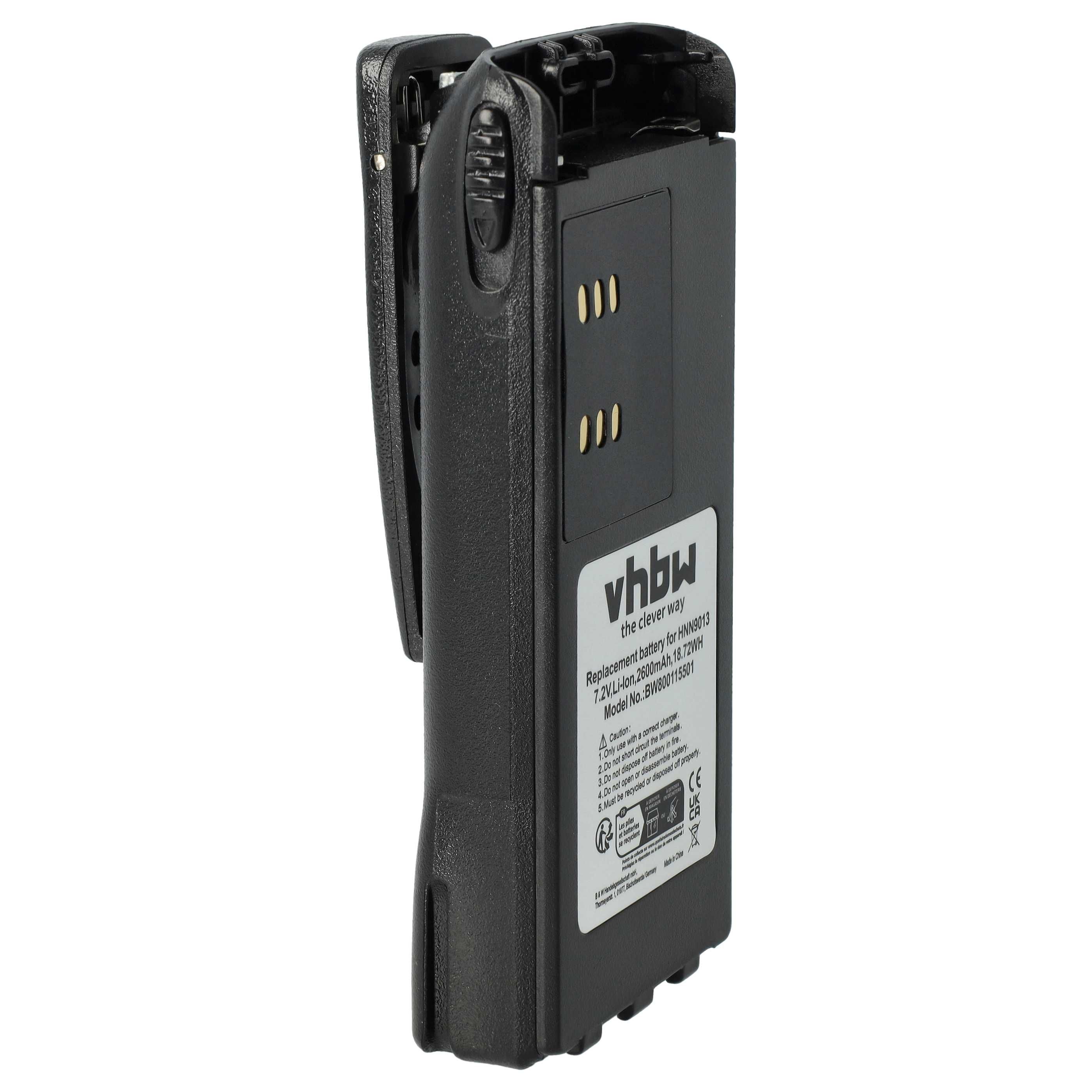 Batteria Compatibile Per Radio Motorola XT420, XT460, XT660d, XT220 - 2100mAh, 3.7V Li-Ion, Sostituisce MNN4453AR - Foto 3