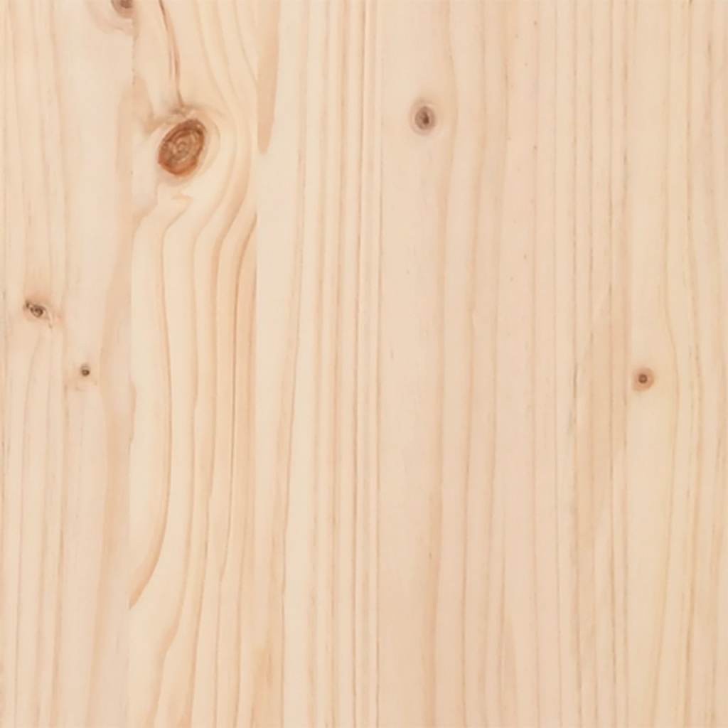 Lit bibliothèque sans matelas 180 x 200 cm en bois de pin massif - 9