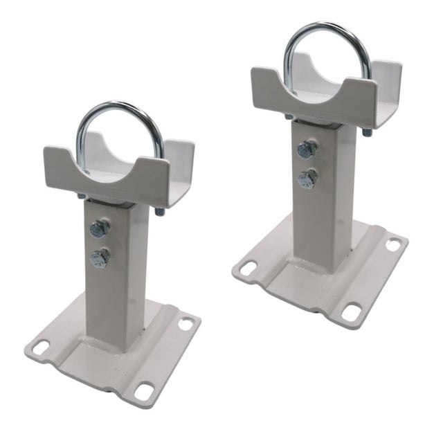 Pieds pour radiateur-Support radiateur-Paire de fixations au sol pour radiateur tubulaire