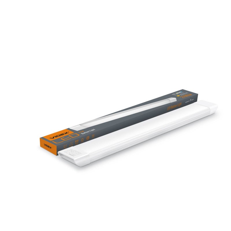 Lampa do garażu piwnicy LED Batten 27W 5000K 3550lm aluminium biała wym:2,5x61,5x7,5cm IP20 Videx