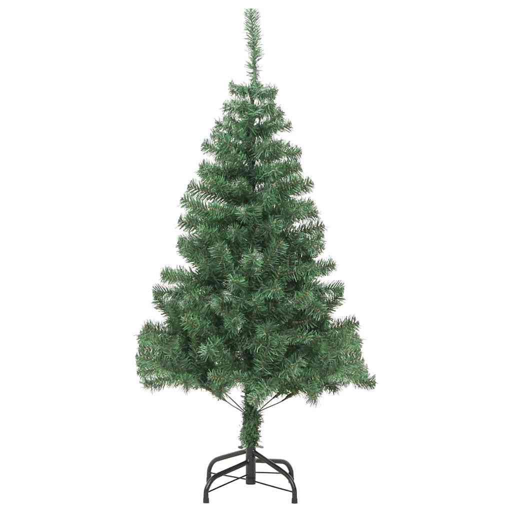 Sapin de Noël | Arbre de Noël avec 300 LED avec support Vert 180 cm PVC - 5