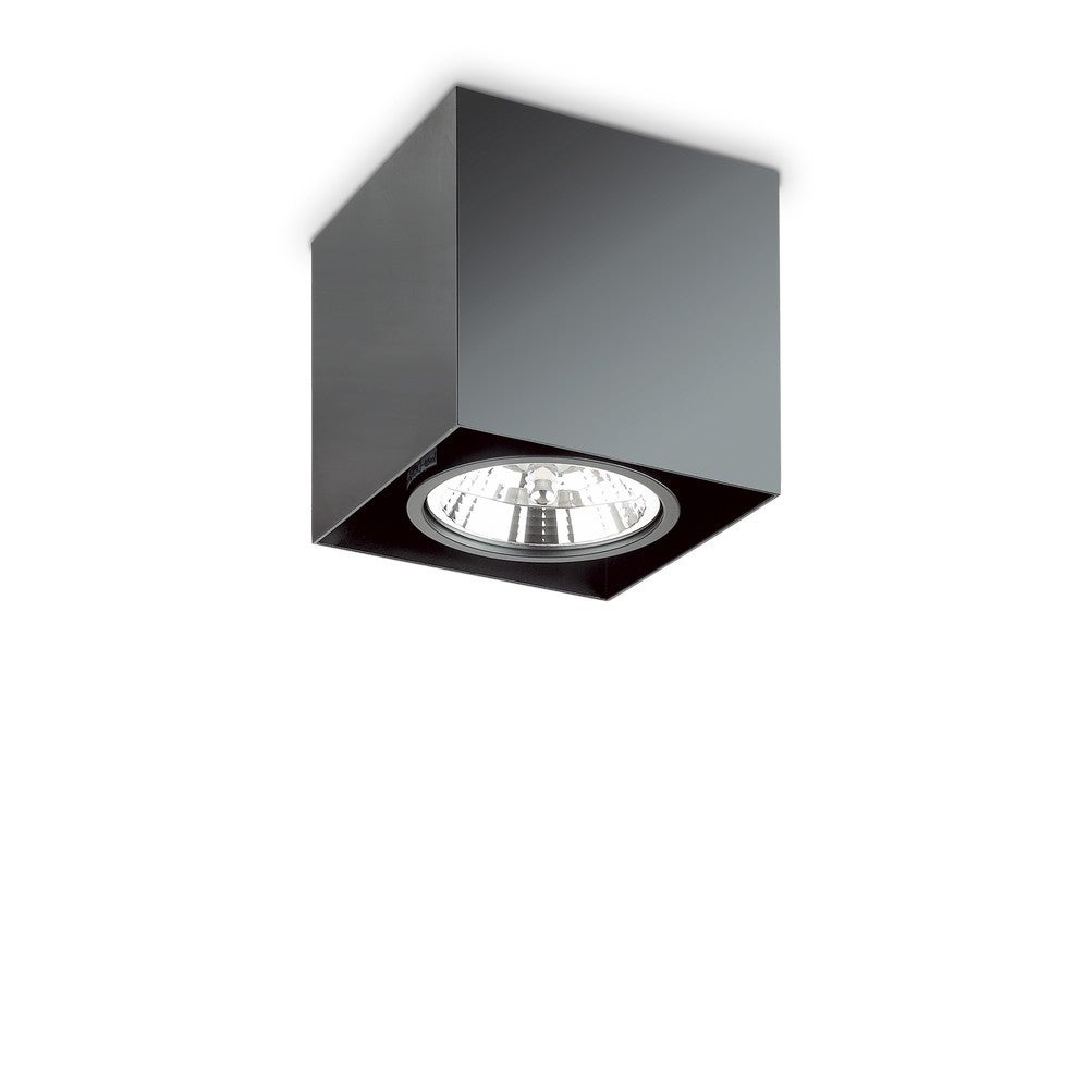 Ideal Lux  Spot Downlight Mood Aluminium Noir 1 Ampoule 15Cm , Leroy Merlin