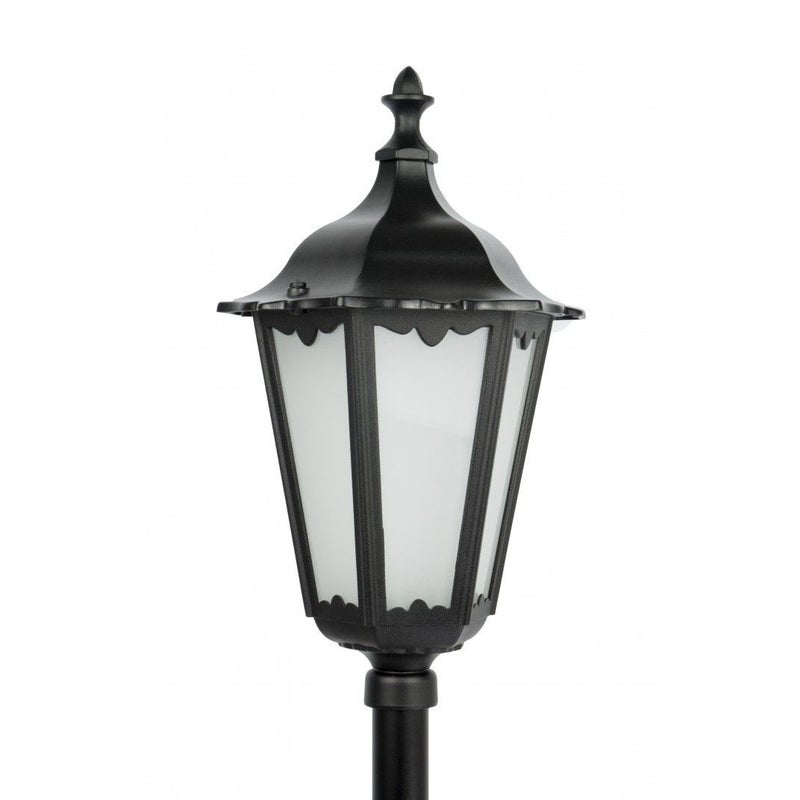 Lampa ogrodowa stojąca Retro czarna 1xE27x60W IP43 wym: 84 x 24 x 24 cm aluminium SU-MA
