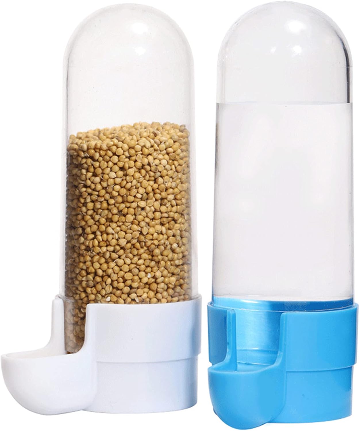 Automatyczne karmniki dla ptaków, automatyczne poidła dla ptaków, karmniki dla ptaków, dozowniki wody dla ptaków (2 sztuki)