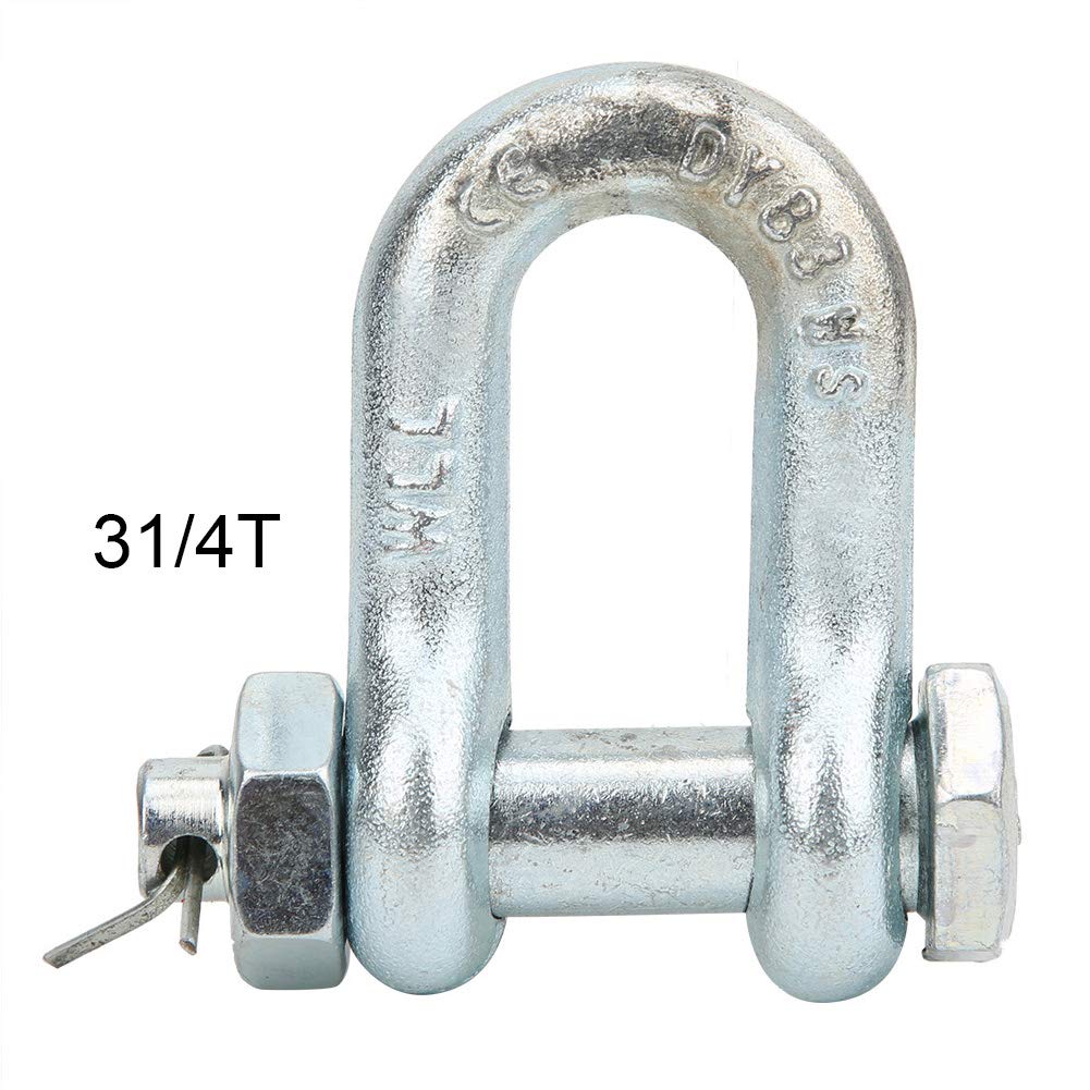 Lot De 4 Manilles En D 8 Mm – Acier Inoxydable 316, Charge 500 Kg, Pour Nautisme, Jardin, Camping