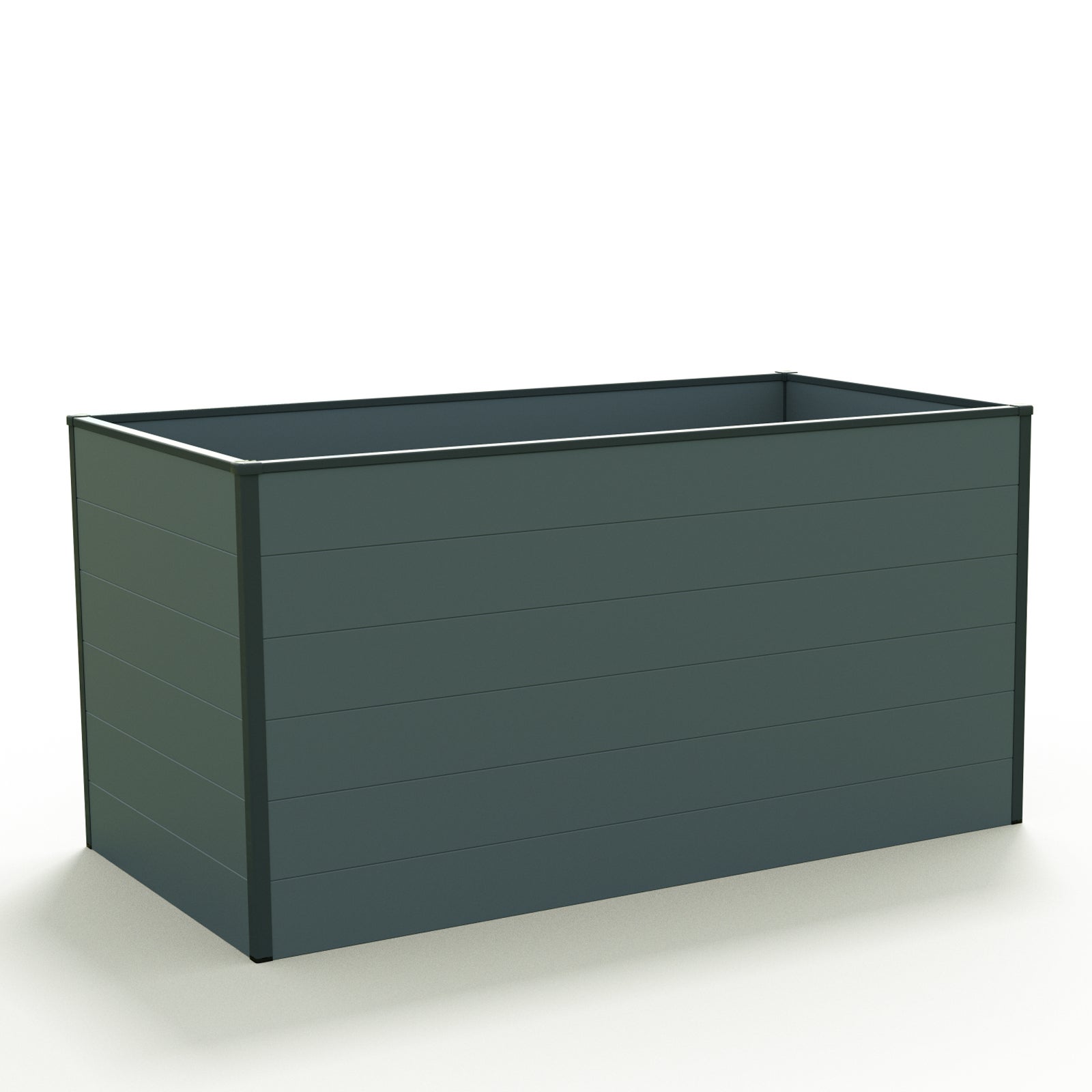 GFP Podwy?szona grz?dka aluminiowa CHRISTINA zio?a warzywa - 150x77x77 cm - antracyt