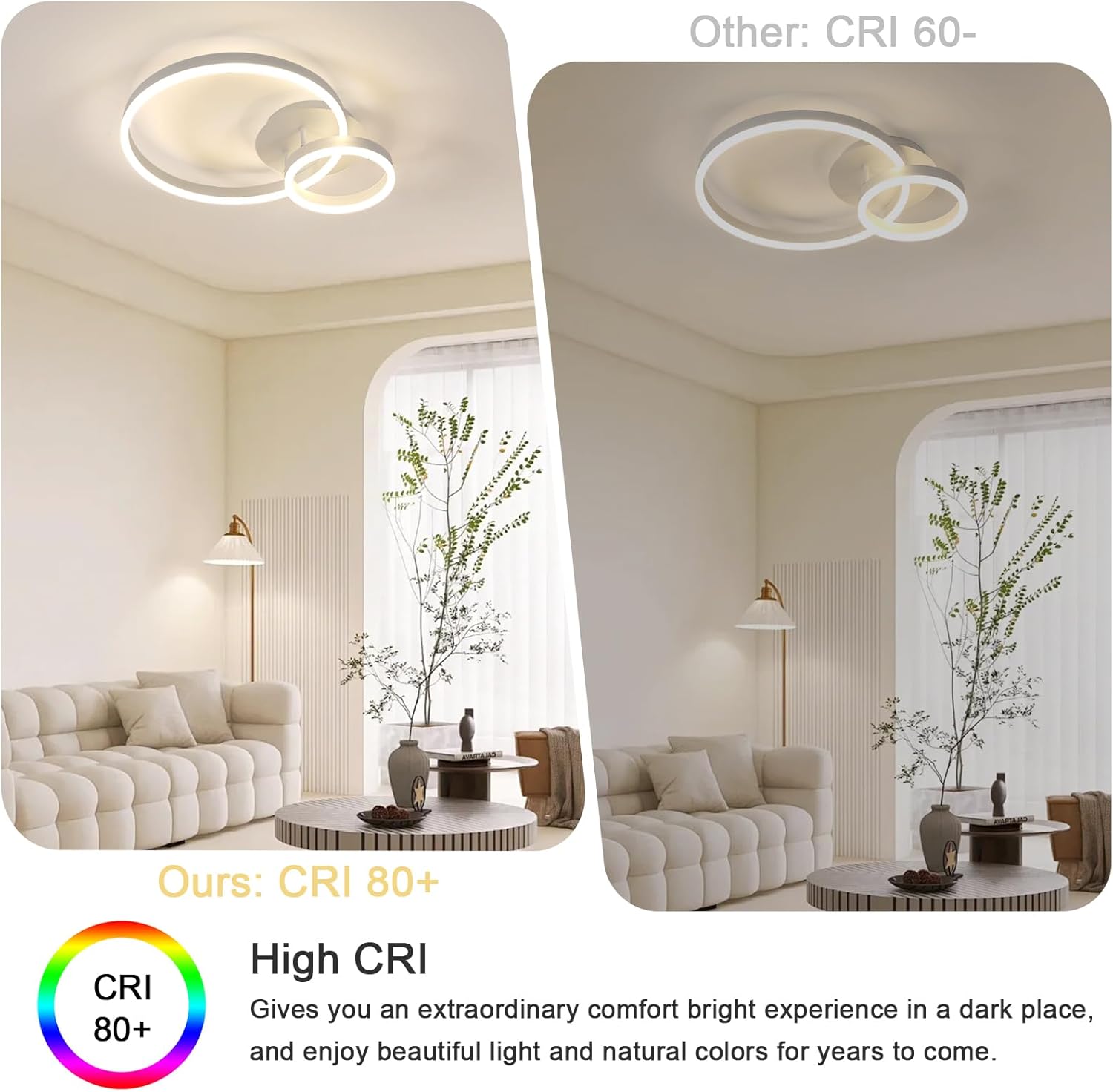 Lampada da soggiorno semplice e moderna lampada da soffitto a led per uso domestico atmosferica rotonda creativa del nord europeo ristorante camera da letto