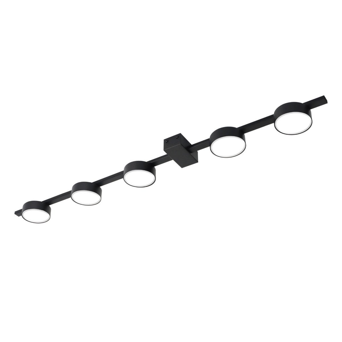 Lampa sufitowa wisząca Joy czarna 5xGX53x10W wym: 3,5 x 99,3 x 9 cm metal Polux