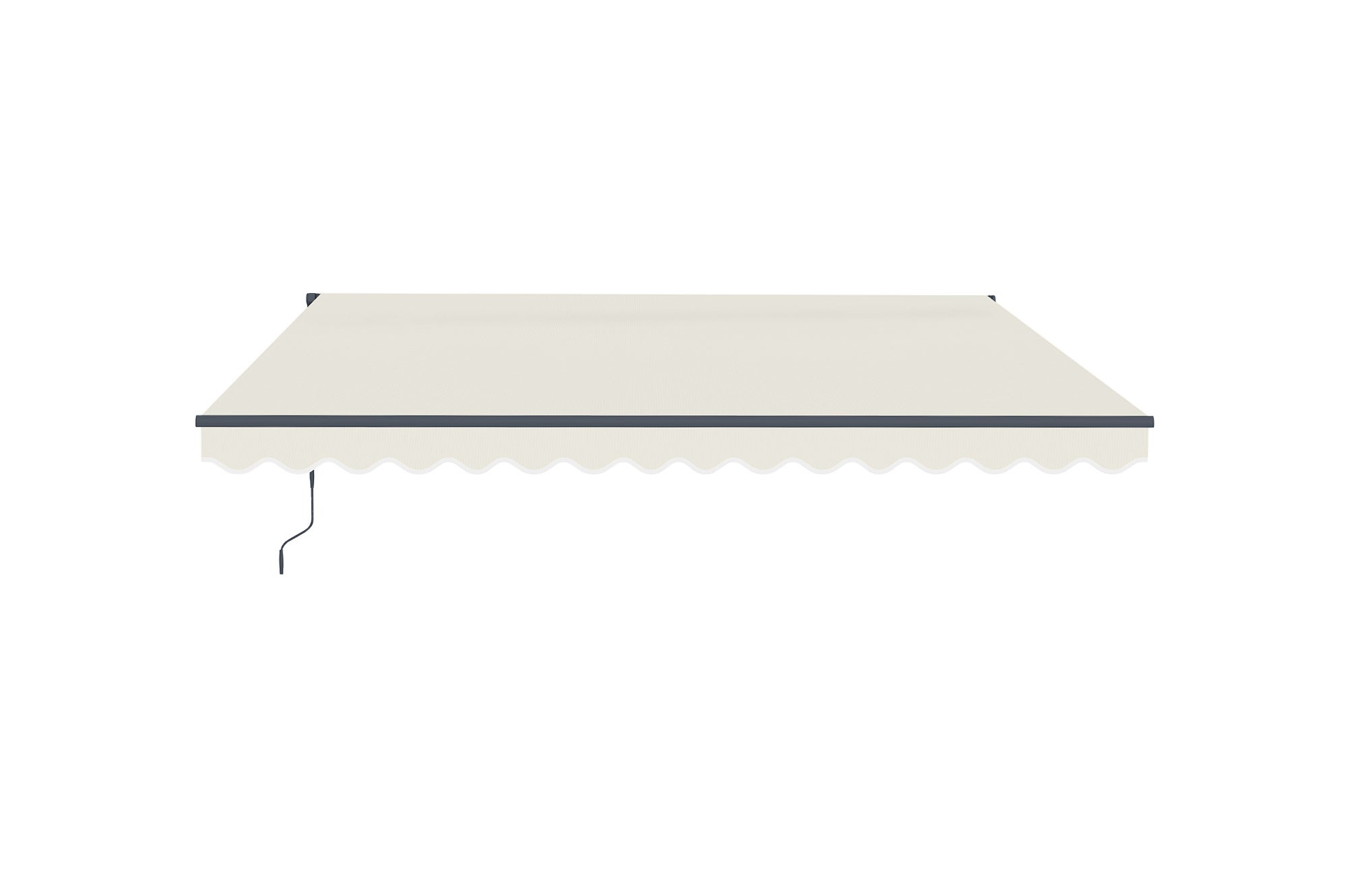 Store banne monobloc VECCHIO 2,5m x 2m - Toile premium 320g/m2 Beige - 7