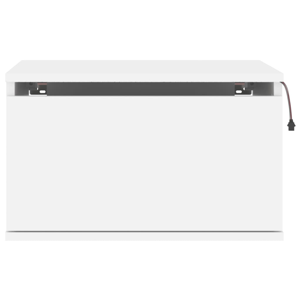 Mesita de noche de pared，Mesilla de noche flotante con luces LED blanco CFW51666 - 7