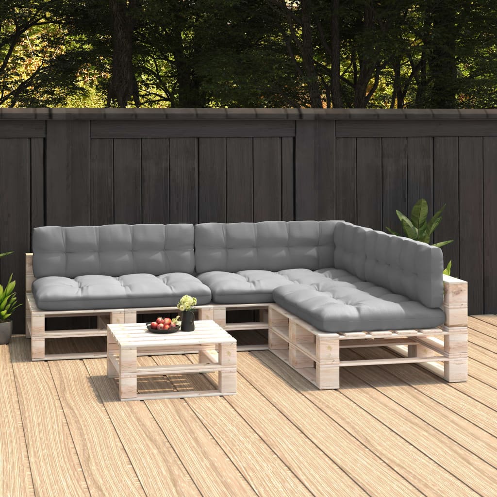VidaXL Cuscino per Pallet Rosa 60x60x12 cm Tessuto | Leroy Merlin