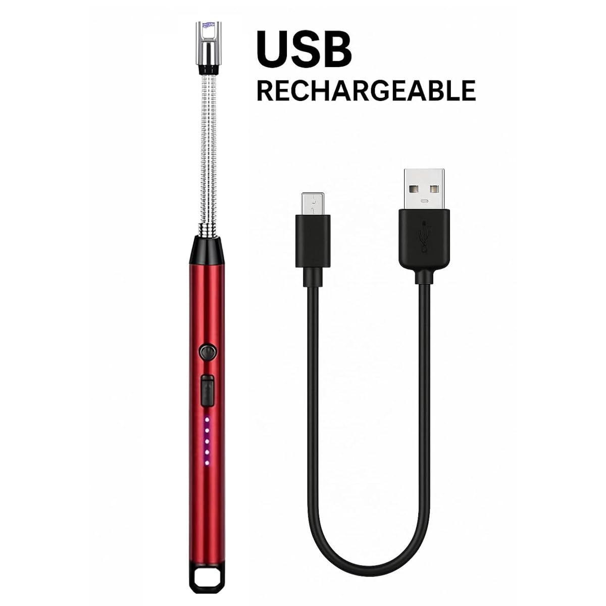 Accendino elettrico ad arco a LED portatile per esterni - Accendini