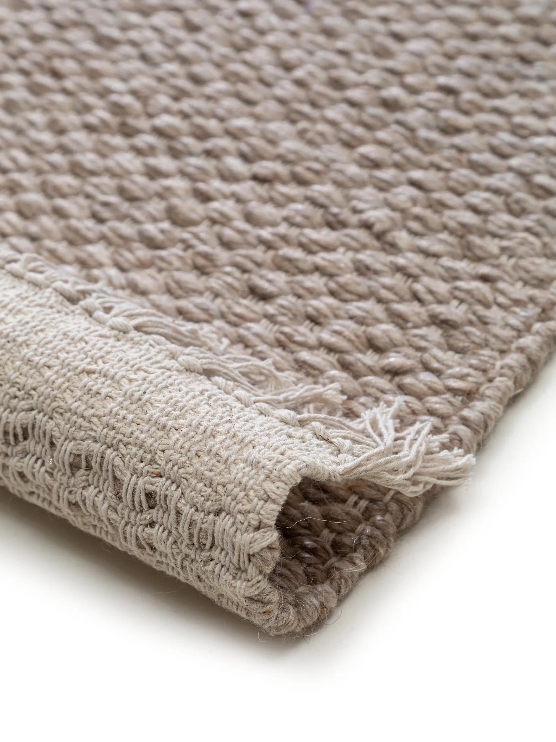 BENUTA - Tapis de laine Lana beige 200x300 cm - 4