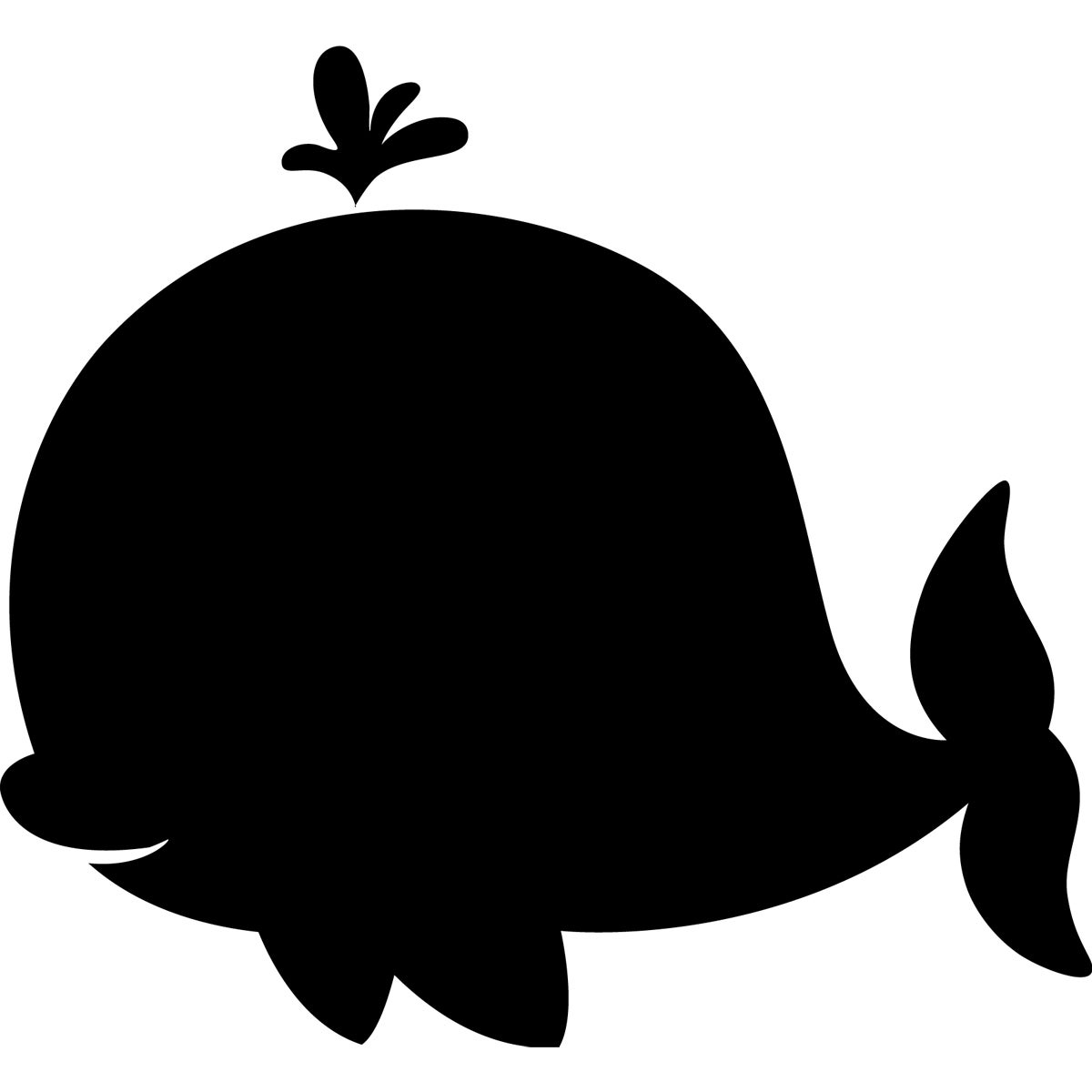 Adesivo Balena di sagoma - Sticker adesivo - adesivi murali - 40x45cm - 4