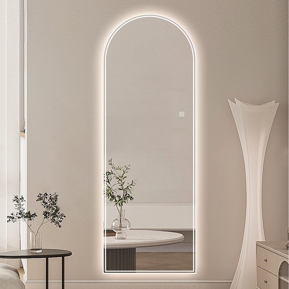 Specchio da Bagno Irregolare, Specchio da Parete a LED Senza Cornice, Specchio Retroilluminato Illuminato, Specchio Dimmerabile a 3 Colori, Dimmerabile All'infinito, Tocco Singolo ( Size : 60cm Specchio da Bagno Irregolare, Specchio da Parete a LED Senza Cornice, Specchio Retroilluminato Illuminato, Specchio Dimmerabile a 3 Colori, Dimmerabile All'infinito, Tocco Singolo ( Size : 60cm