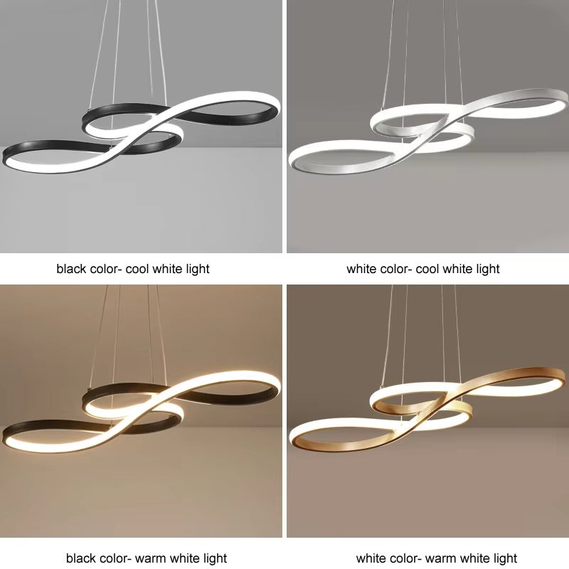 Lampadari a LED, lampadari di cristallo, applique per bar/caffetterie, luci tricolore, illuminazione decorativa per il soggiorno. - 4