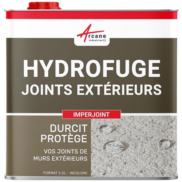 Hydrofuge joint extérieur / Durcisseur joint farinant et friable - IMPERJOINT - 2.5 L (jusqu'à 12.5 m²) - ARCANE INDUSTRIES